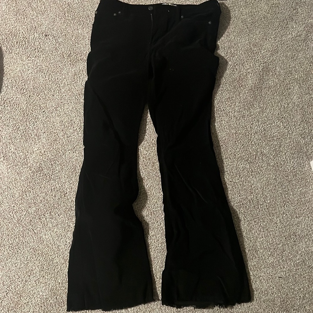 FREE PEOPLE FLARE BLACK JEANS